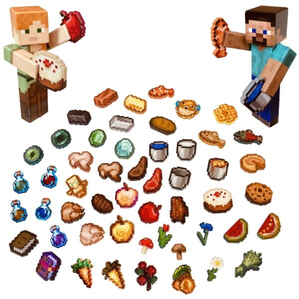 Minecraft předměty k malým figurkám