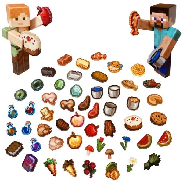 Minecraft předměty k malým figurkám