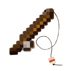 Minecraft nástroj k malé figurce - rybářský prut