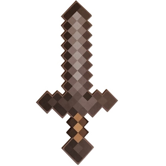 Minecraft kamenný meč do ruky