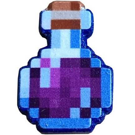 Minecraft předmět k malé figurce - lektvar regenerace