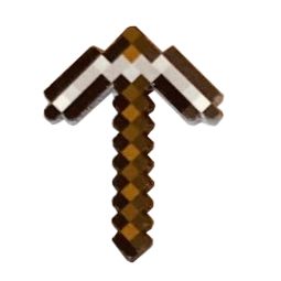 Minecraft nástroj k malé figurce - železný krumpáč