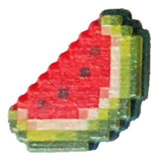 Minecraft předmět k malé figurce - kousek melounu