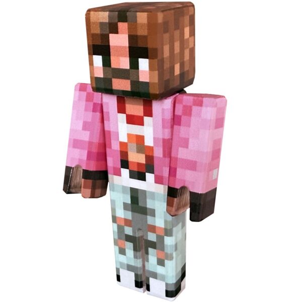 Figurka Garrett z Minecraft filmu - přední strana